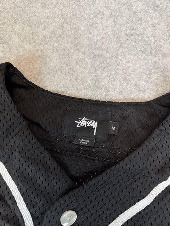 Stussy Baseball Jersey Black (USED)