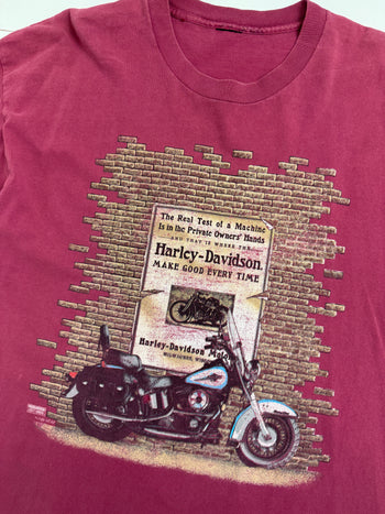 Vintage 1996 Harley Davidson Tee Red
