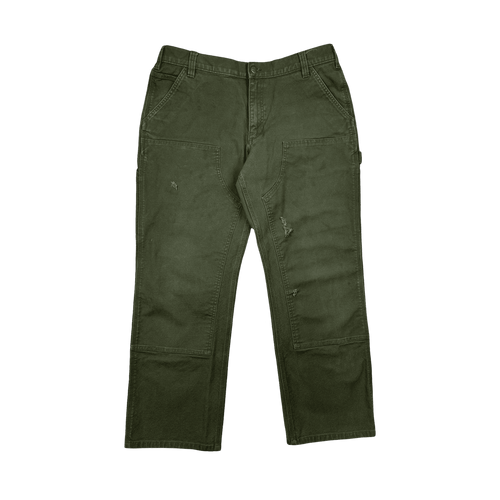 Carhartt Double Knee Carpenter Pants Green | Vintage Clothing Store Canada