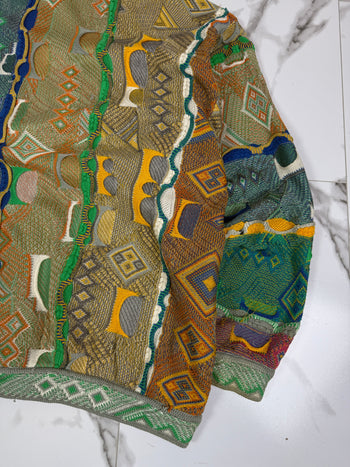 Vintage Coogi 3D Cardigan Knit Sweatshirt