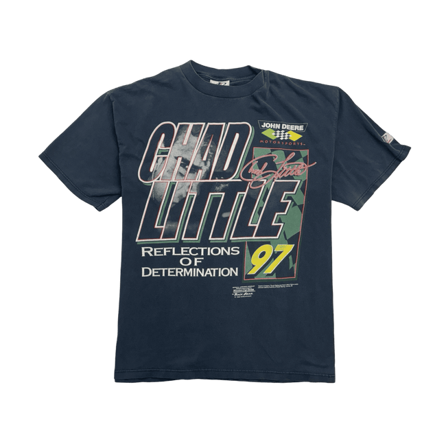 (XL) Vintage Chad Little Nascar Tee Light Navy