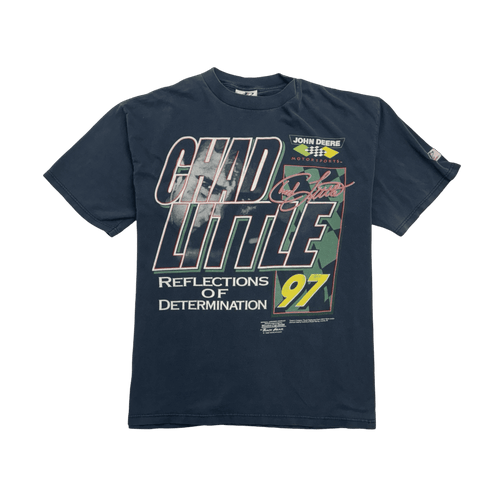 (XL) Vintage Chad Little Nascar Tee Light Navy | Vintage Clothing Store Canada