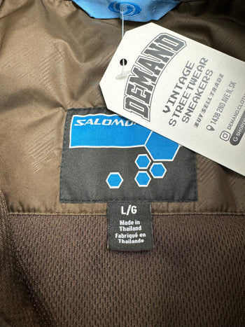 (L) Salomon Insulated Ski Jacket Brown