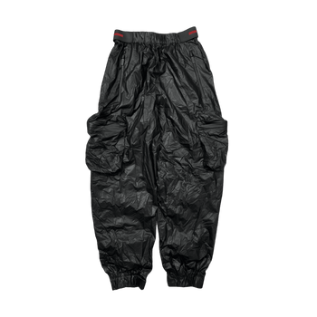 2019 Prada Light Re-Nylon Cargo Pants Black (USED)