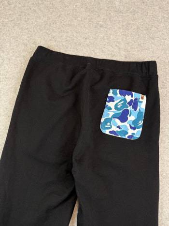 BAPE Shark Slim Sweatpants Black/Blue (USED)