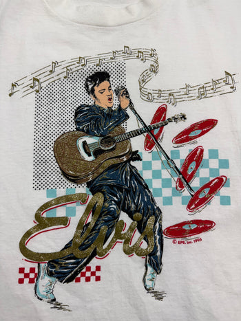 Vintage '95 Elvis Presley Tee White