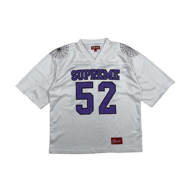 Supreme Spiderweb Football Jersey White (USED)