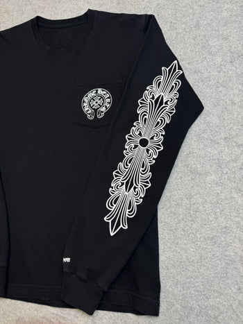 Chrome Hearts Hong Kong Horseshoe L/S Tee Black