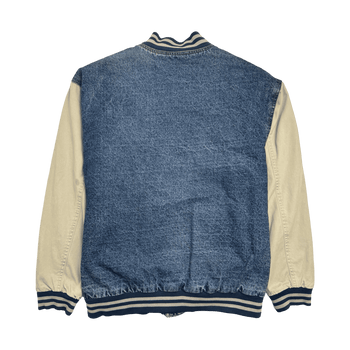 (M) Vintage Route 66 Denim Varsity Jacket