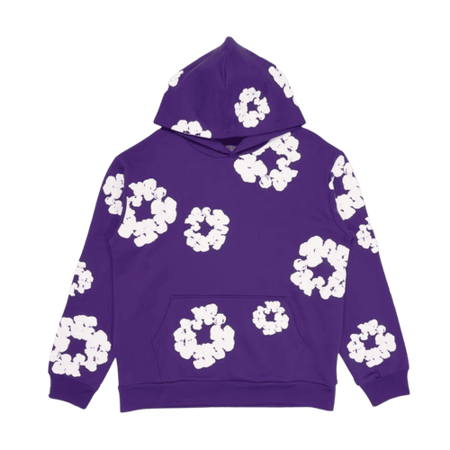 Denim Tears The Cotton Wreath Hoodie Purple | Vintage Clothing Store Canada