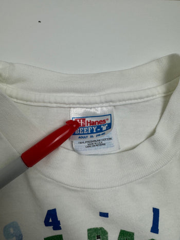 (L) Vintage '95 Kansas University Champions Tee White