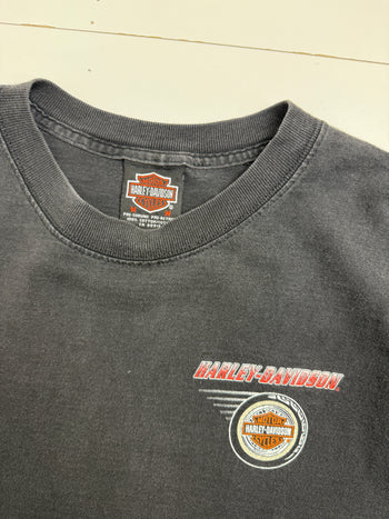 Vintage 2000s Harley Davidson Winnipeg Tee Black