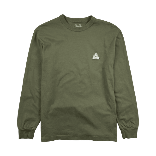 Palace Sofar L/S Tee Olive Green (USED)