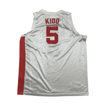 (L) Vintage NBA Jason Kidd Jersey White