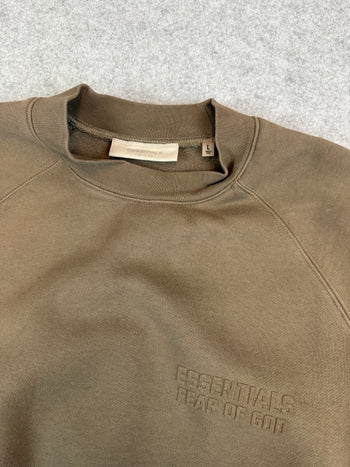 Essentials Fear Of God Sweatshirt Wood (USED)