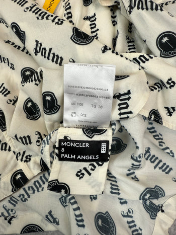 Moncler x Palm Angels Button-up Shirt White (USED)