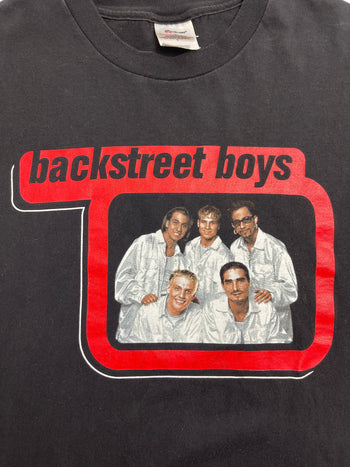 (L) Vintage 90s Backstreet Boys Tee Black