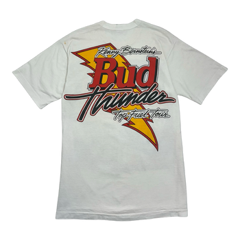 Vintage 1990’s Budweiser Kenny Bernstein First To 300 Tee White