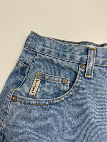 (26) Vintage Nevada Denim Cut-Out Shorts