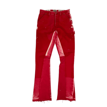 Gallery Dept LA Flare Carpenter Pants Red (USED)