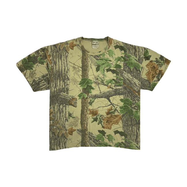 (L) Vintage 90s Jerzees Camo Pocket Tee