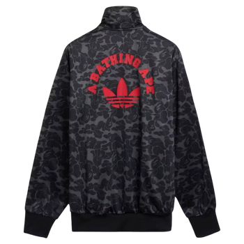 BAPE x Adidas All Over Print SSTR Track Top Black