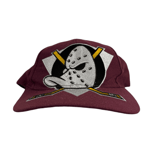 1990’s Anaheim Mighty Ducks AJD Snapback Hat | Vintage Clothing Store Canada