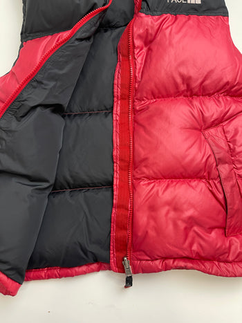 (XS) Vintage The North Face 700 Fill Puffer Vest Red