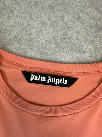 Palm Angels Statement Slim Tee Pink (USED)