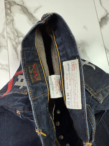 Vintage Evisu 20th Anniversary Seagull Denim Pants