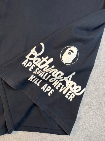 BAPE Rope Side Logo V Neck Tee Black (USED)