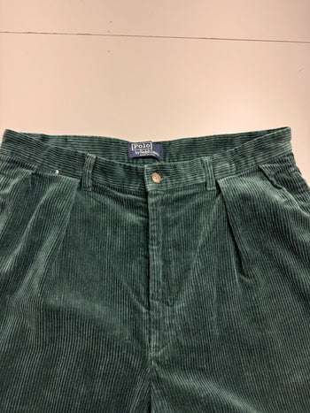 (32) Vintage Polo Ralph Lauren Corduroy Pants Jade