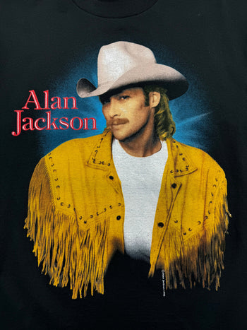 (L) Vintage '93 Alan Jackson Tee Black