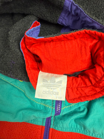 Vintage 1990's Adidas Adventure Polar Fleece Jacket Multi