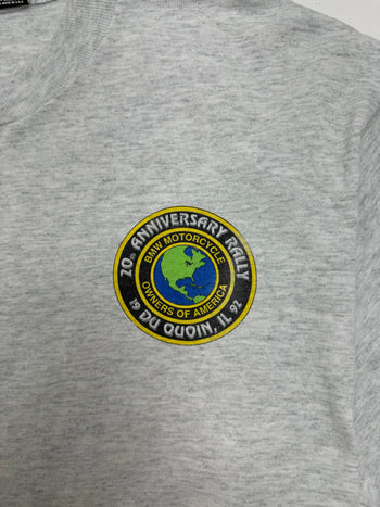 (XL) Vintage '92 BMW Motorcycle Rally Tee Grey