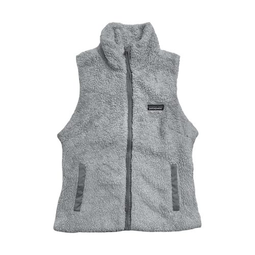 Vintage Womens Patagonia Vest Fleece Zip-Up White | Vintage Clothing Store Canada