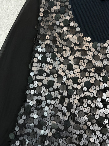 Women's Gucci Sequined Bell Long Sleeve