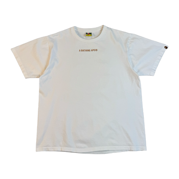 BAPE Ape Head Leopard Camo Tee White (USED)