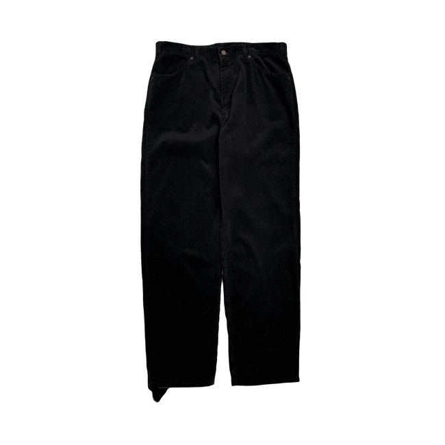 (35) Vintage 655 Levis Silver Tab Corduroy Pants Black