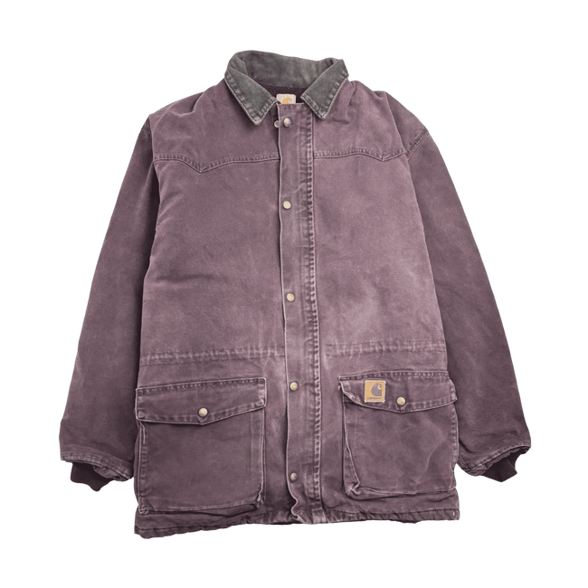 Vintage Carhartt Chore Jacket Burgundy