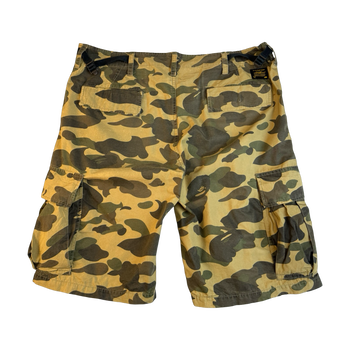 BAPE 1st Camo Cargo Shorts Yellow (USED)