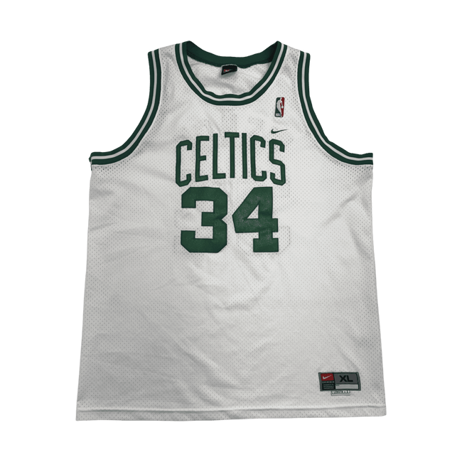 Vintage 90s Nike Boston Celtics Paul Pierce Jersey White