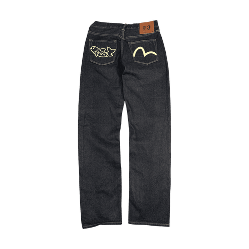 Vintage Evisu Lot 2000 No. 3 Seagull Denim Pants | Vintage Clothing Store Canada