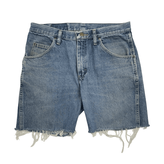 (32) Wrangler Denim Cut-Out Shorts