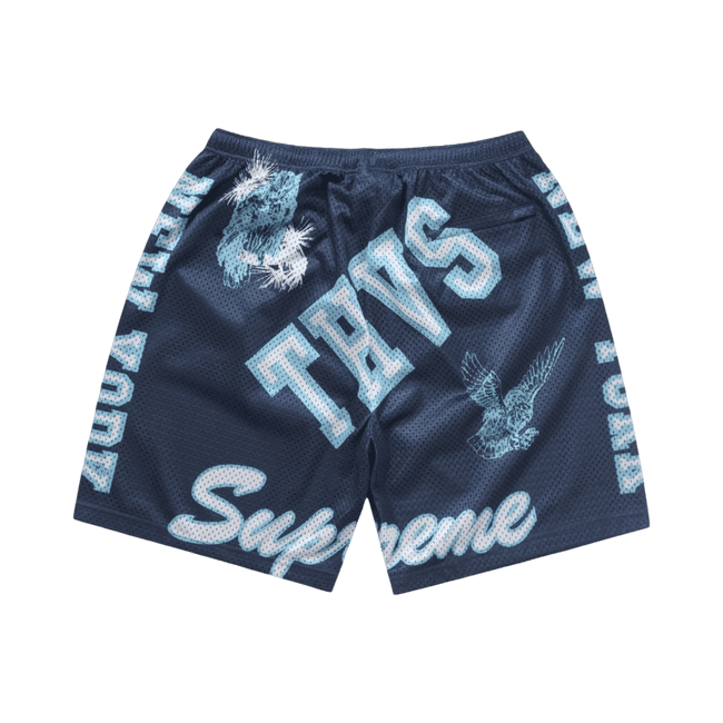 Supreme Varsity Mesh Shorts Navy