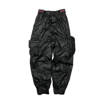 2019 Prada Light Re-Nylon Cargo Pants Black (USED)