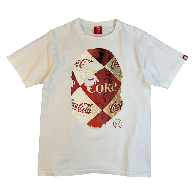 BAPE x Coca-Cola Tee White (USED)