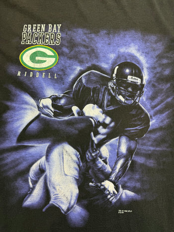 (XL) Vintage '98 Green Bay Packers Tee Black