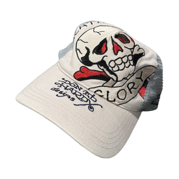 Vintage Y2K Ed Hardy Death Or Glory Skull Hat