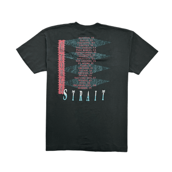 (L) Vintage '93 George Strait Tour Tee Black